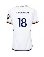 Real Madrid Aurelien Tchouameni #18 Domácí Dres pro Dámské 2023-24 Krátký Rukáv